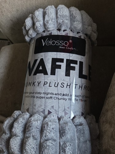 Velosso silver waffle - silver, chunky