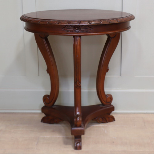 Mahogany side table regency - side,