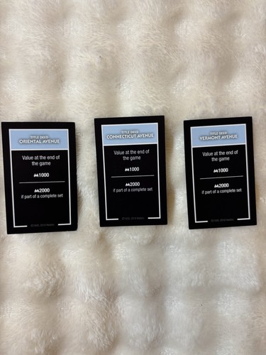 Monopoly speed title deed - speed,