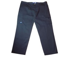 Projob Men's Black Cargo Work Trousers Size W42 L32.5 Cut Resistant Safety Pants