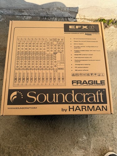 Soundcraft efx mixing - soundcraft,