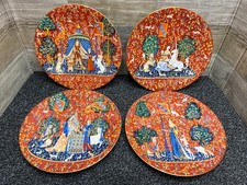 La Dame a' La Licorne Limoges 10" French Plates by Haviland - Set of 4