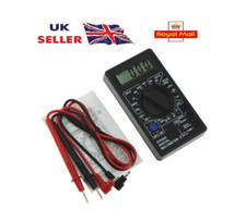 Digital Multimeter  DC AC Voltage Current Auto Range Tester, Detector, Meter  UK