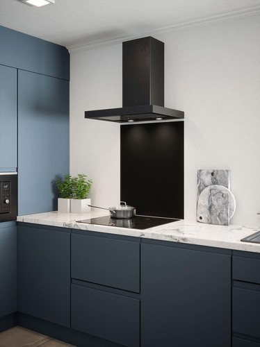 Self adhesive glass splashback - self,
