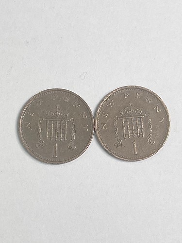 New penny coin - penny, 1p
