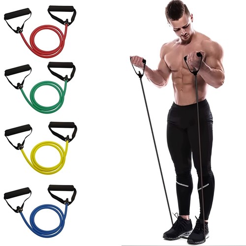 Resistance bands with - resistance, handles