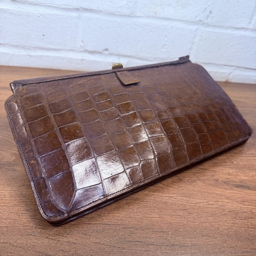 Vintage genuine crocodile - vintage,