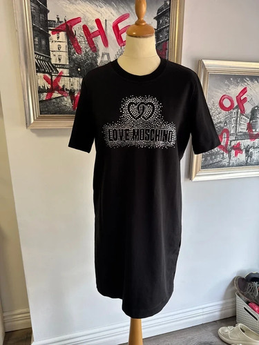 Love moschino black shirt - love,