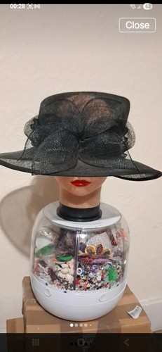 Debut women black sinamay - black,