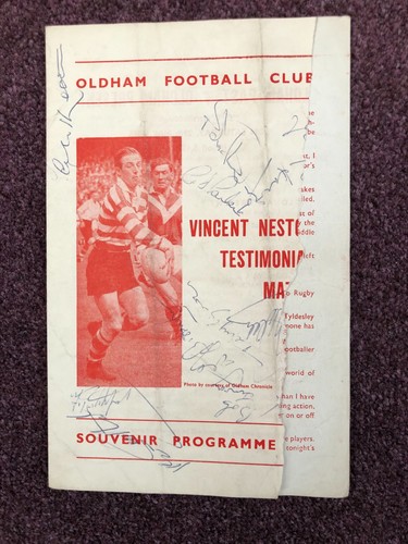 Rugby league programme - , oldham