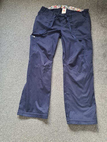 Navy medical scrub trousers - navy,