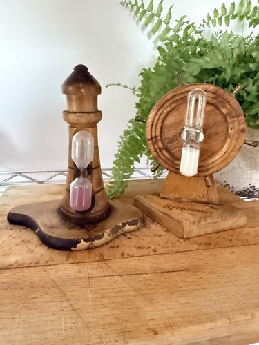 Pair vintage nautical sand - of,