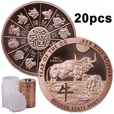 10oz 20oz lunar year ox - year, of