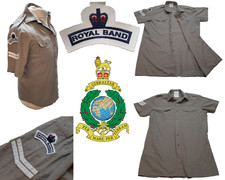 Royal Marines Shirt British RM / RMB Short Sleeve Assorted Insignia Royal Band