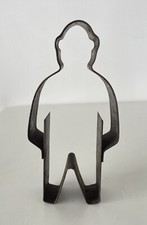 Vintage Metal Cookie Cutter Male Figure Man