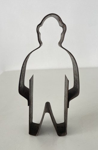 Vintage metal cookie cutter - cookie,