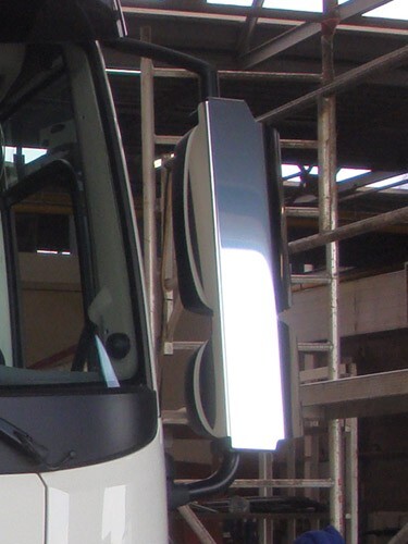 Daf stainless mirror - xf/cf,