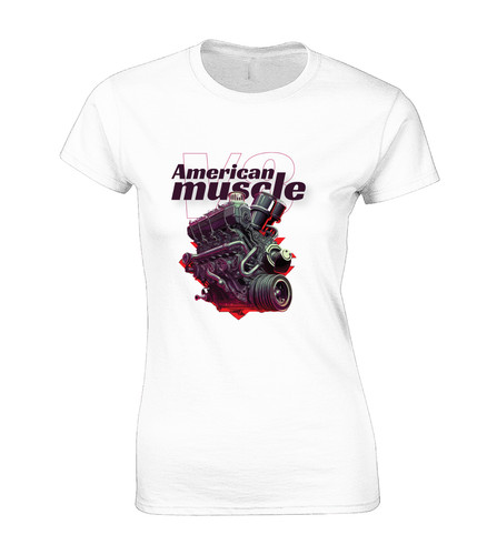 American muscle ladies - muscle, t