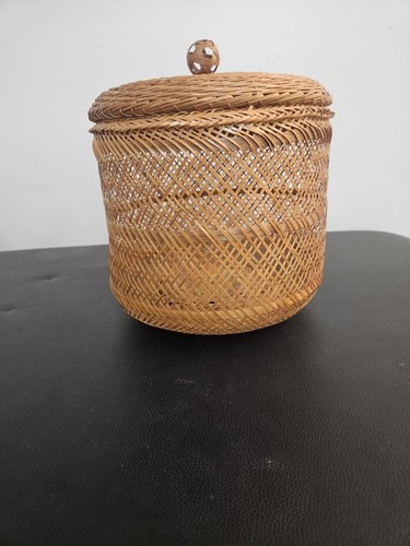 Vintage tall round - vintage, woven