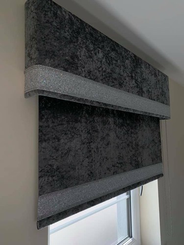 Blackout velvet window - velvet, pelmet