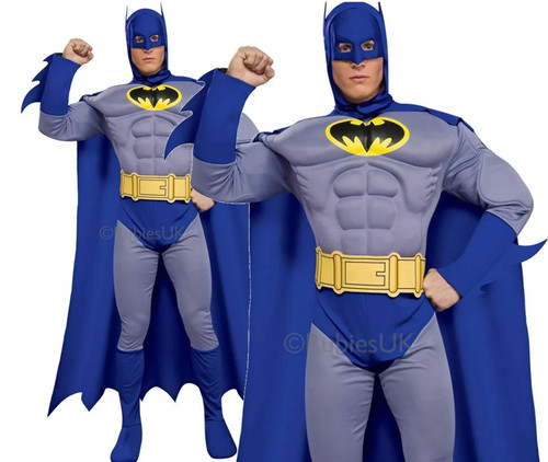 Deluxe mens batman - batman, costume