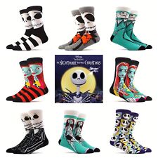 Disney's Tim Burtons Nightmare Before Christmas Jack Skellington & Sally Socks