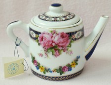 PORCELAIN ART MINIATURE TEAPOT