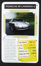 1 x card Top Gear Cool Car Porsche 911 Carrera S ≠ Q14