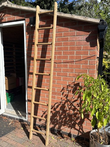 Vintage wooden ladder - vintage, rungs