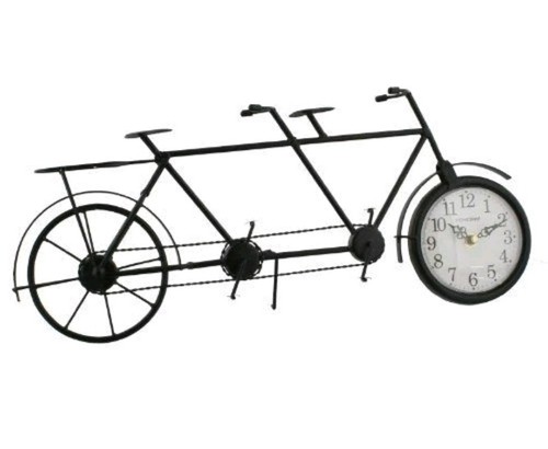 Tandem bicycle shaped clock - bicycle,