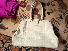 Vintage DKNY Hand bag Cream