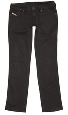 Diesel Lhela Women Black Straight Slim Stretch Jeans W26 L30 (101410)