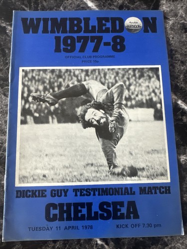Wimbledon chelsea 04 1978 - wimbledon, 11/04/1978