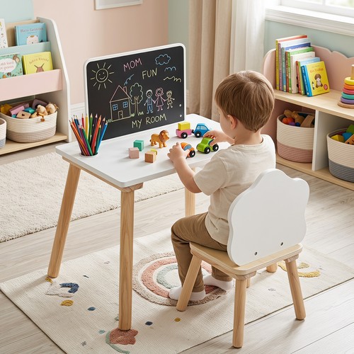 Montessori toddler table set - table,