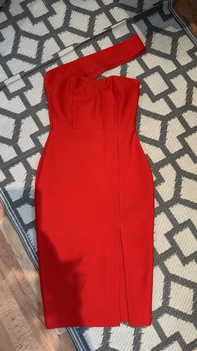 Red bandage dress spandex - bandage,