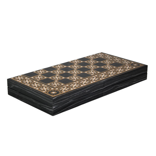 Wooden royal design - wooden, backgammon