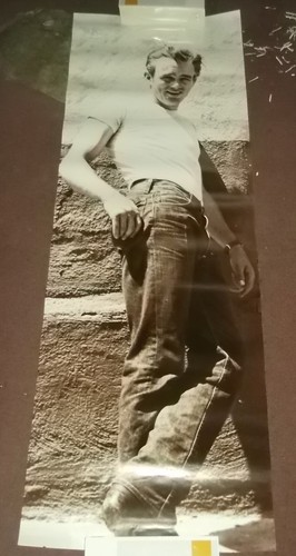 Huge vintage james dean - james, glossy
