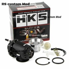 HKS SQV 4 TURBO BLOW OFF VALVE PULL-TYPE ALUMINUM SSQV BOV WITH ADAPTER