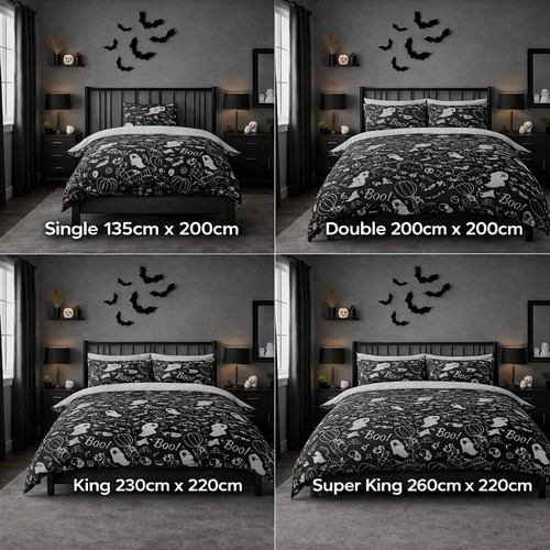 Halloween doodle duvet cover - doodle,
