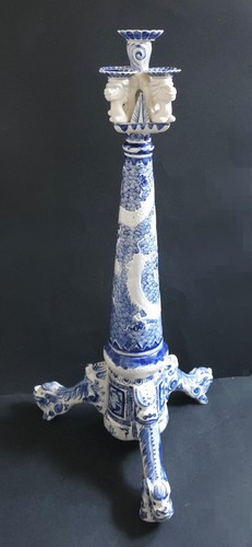 Blue and white - and,