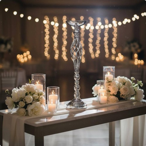 Wedding vase stand tall spiral - wedding,