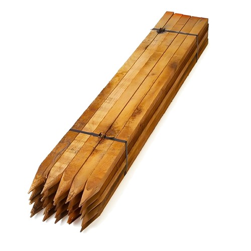Pack wooden garden stakes - wooden,