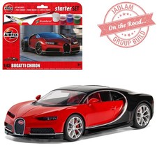 Airfix A55005 Starter Set - Bugatti Chiron 1:43 Model Kit