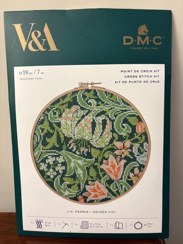 Dmc cross stitch kit v - cross,