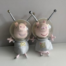 Peppa Pig And George Soft Toys - Space Adventure - Figures, With Space Helmets
