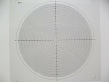 Optical Comparator Chart For Profile Projector Overlay Chart NO 13