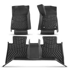 TPE Waterproof Floor Mats Floor Carpet Car Black for Toyota Hilux  VIII N1 N2