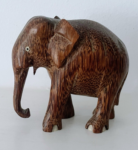 Hand carved vintage solid - hand-carved,