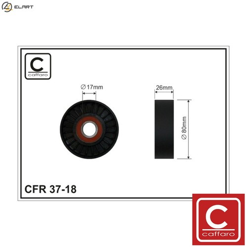 Tensioner pulley vribbed belt - tensioner,