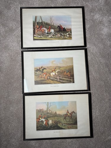 Vintage fox hunting - 3, framed